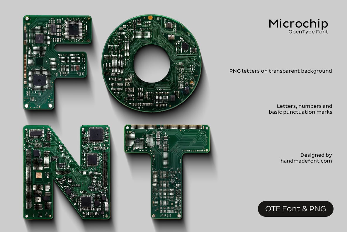 Microchip Font