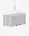 Hanging Shipping Container Mockup