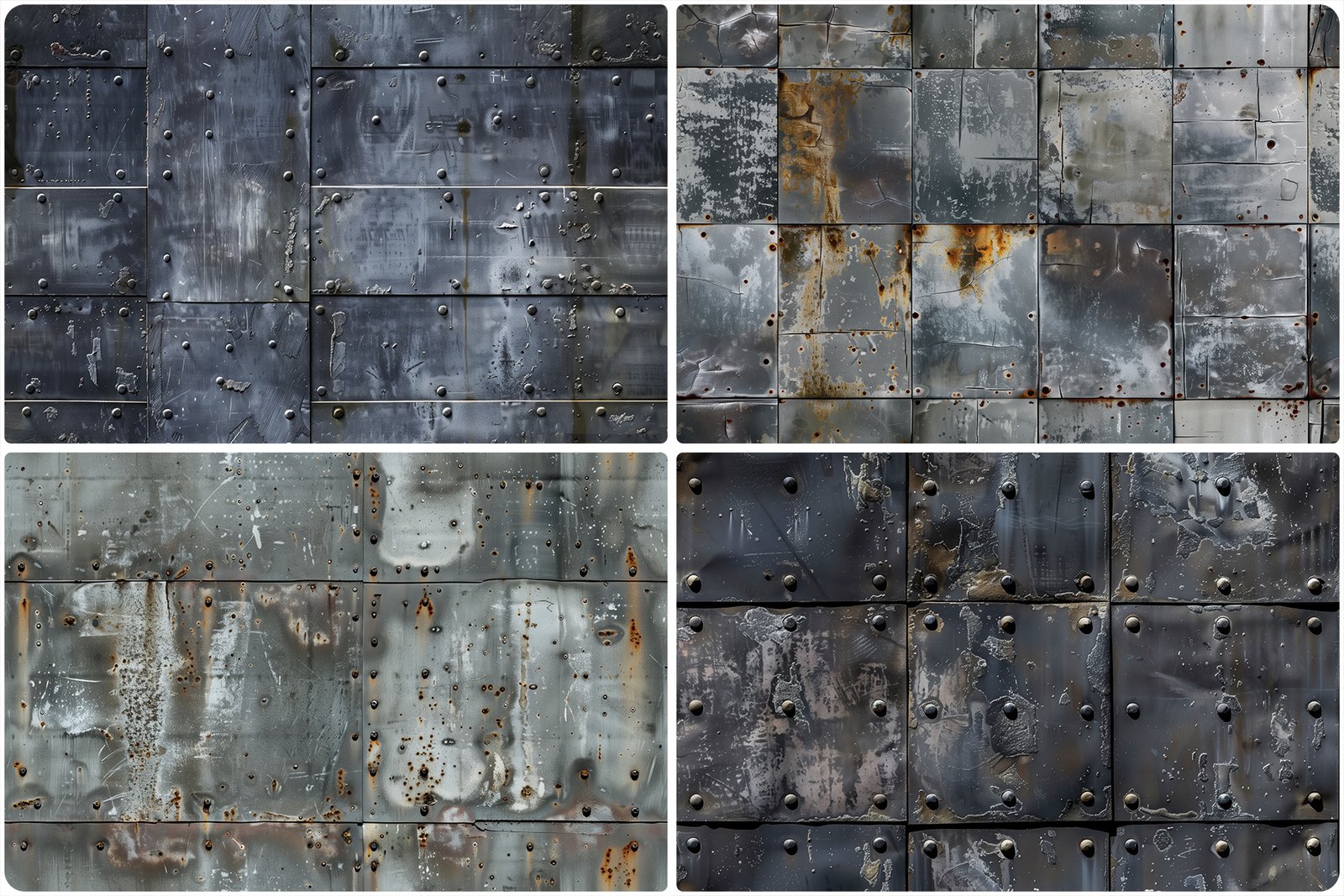 30 Metal Wall Texture Backgrounds