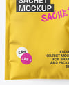 Matte Sachet with Zip Lock Mockup