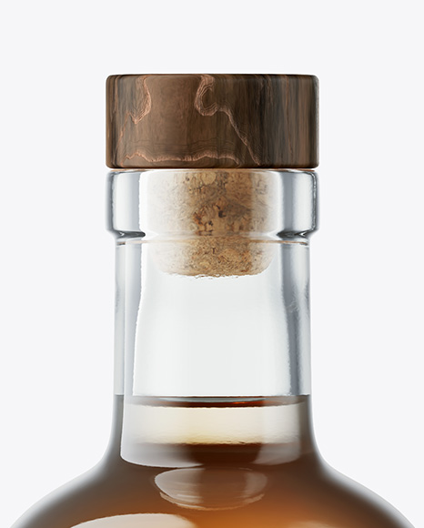 200ml Oslo Whiskey Bottle Mockup