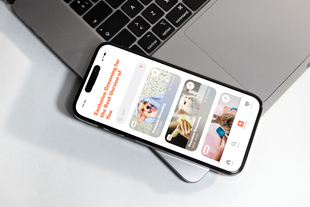 Faunix – Pet Health &amp; Grooming App Design Template