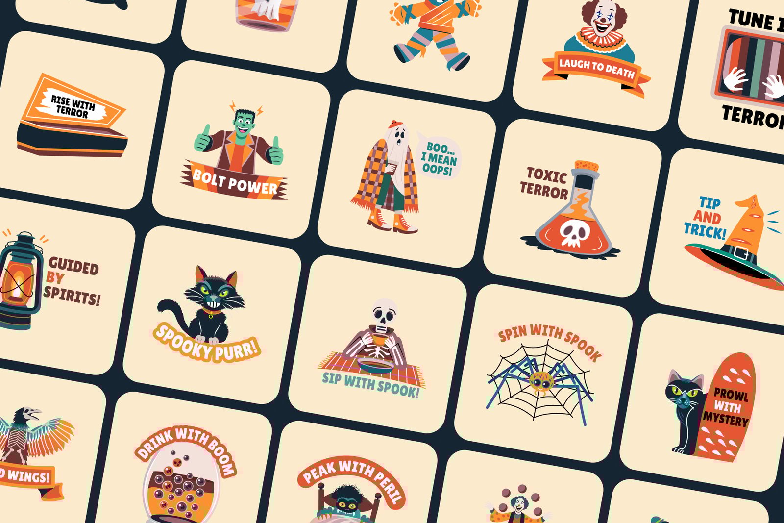 Halloween Stickers Collection