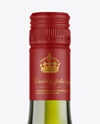 Green Glass White Wine Bottle Mockup