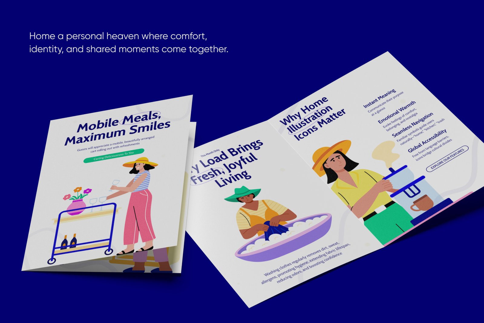 Home Illustration Art Set