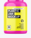 Glossy Supplement Bottle Mockup