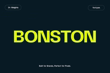 Bonston Display Typeface