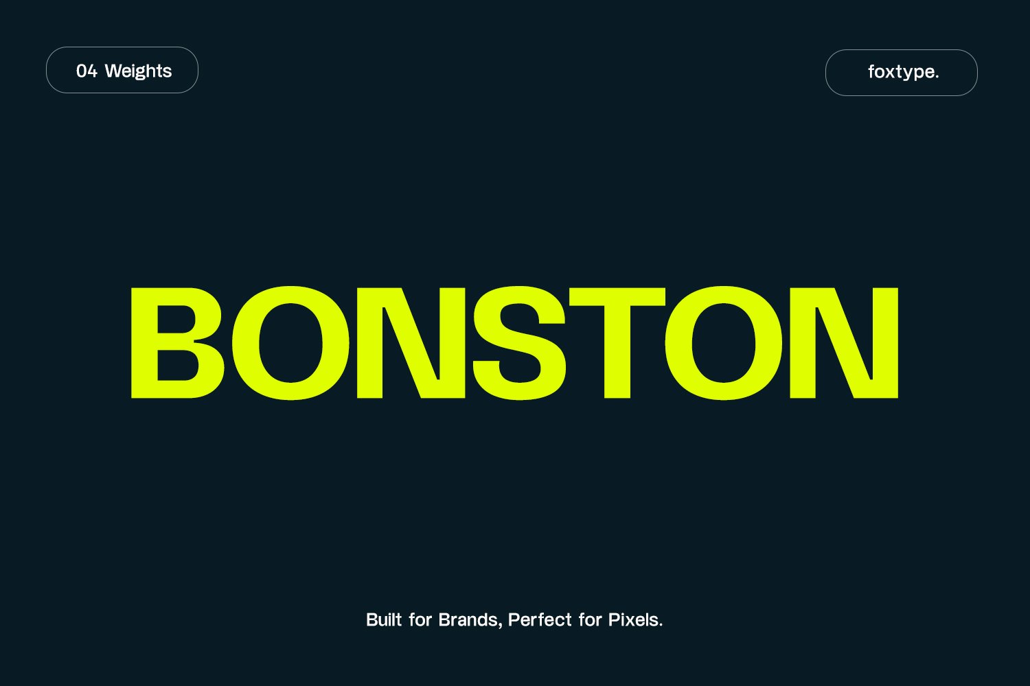 Bonston Display Typeface