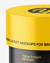 Matte Cosmetic Jar Mockup