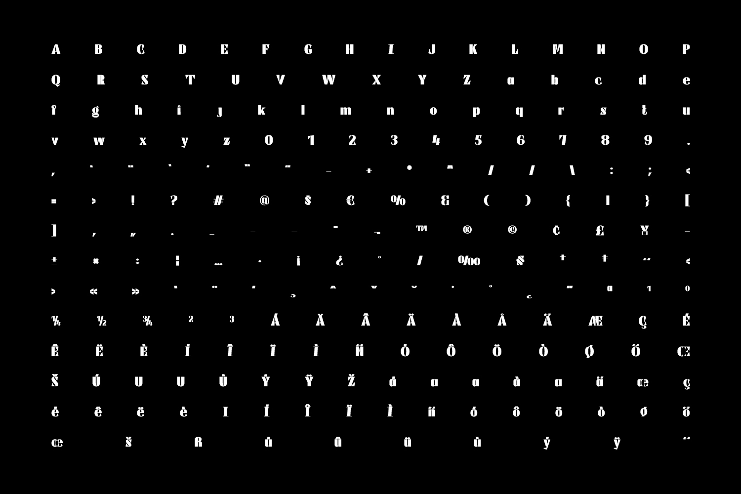 Crossfire Branding Typeface