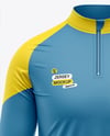 ¼ Zipper Mock Neck Long Sleeve Jersey