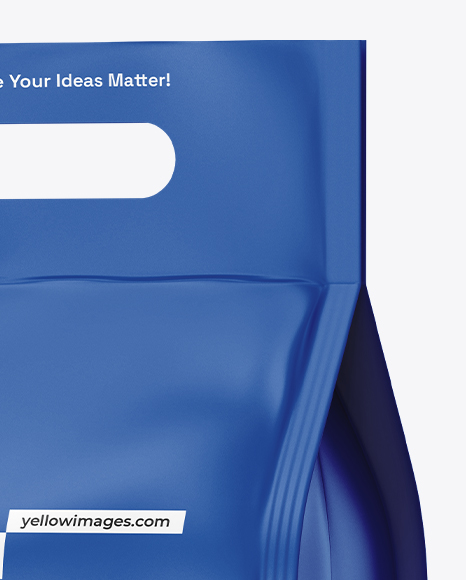 Coffee Bag Mockup – Half Side View