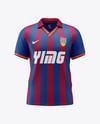 Soccer Polo Jersey Mockup