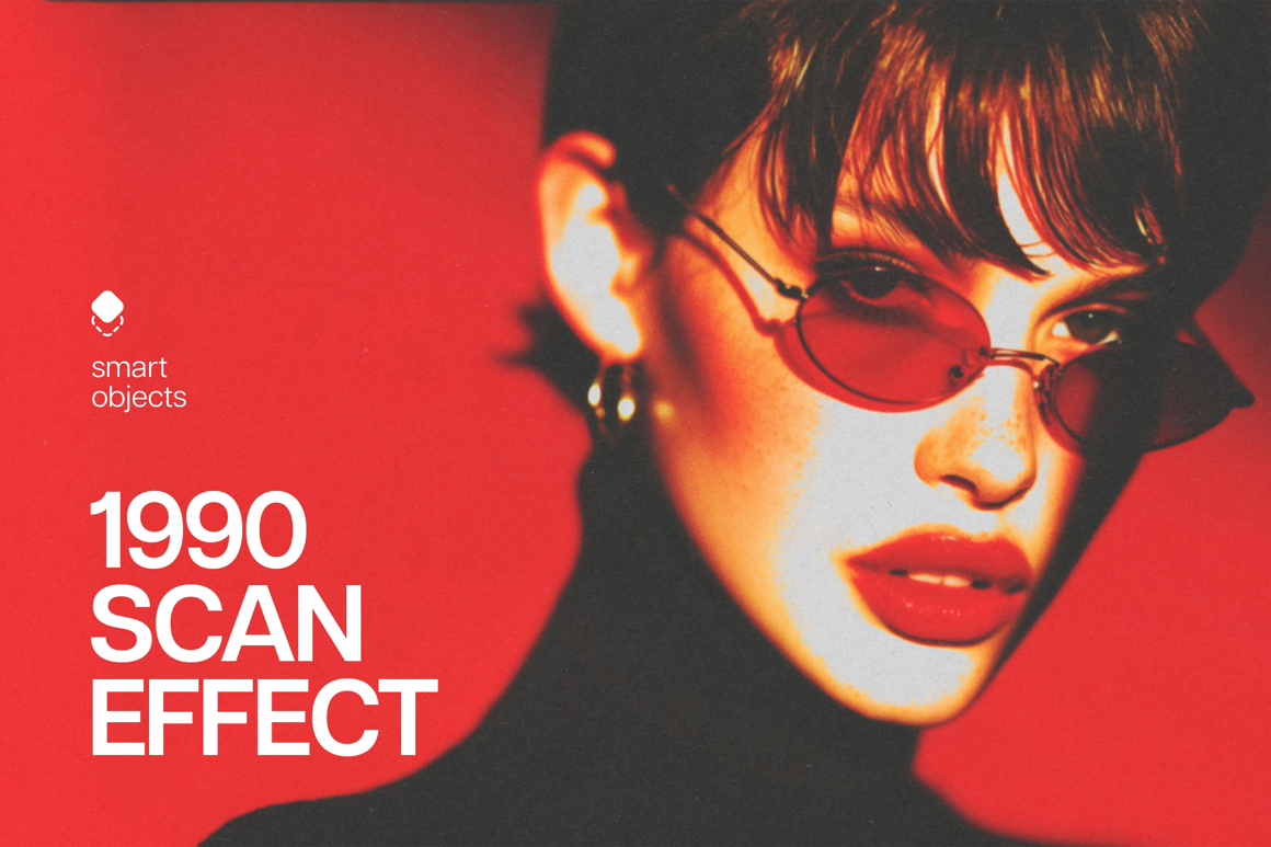 1990 Scan Photo Effect