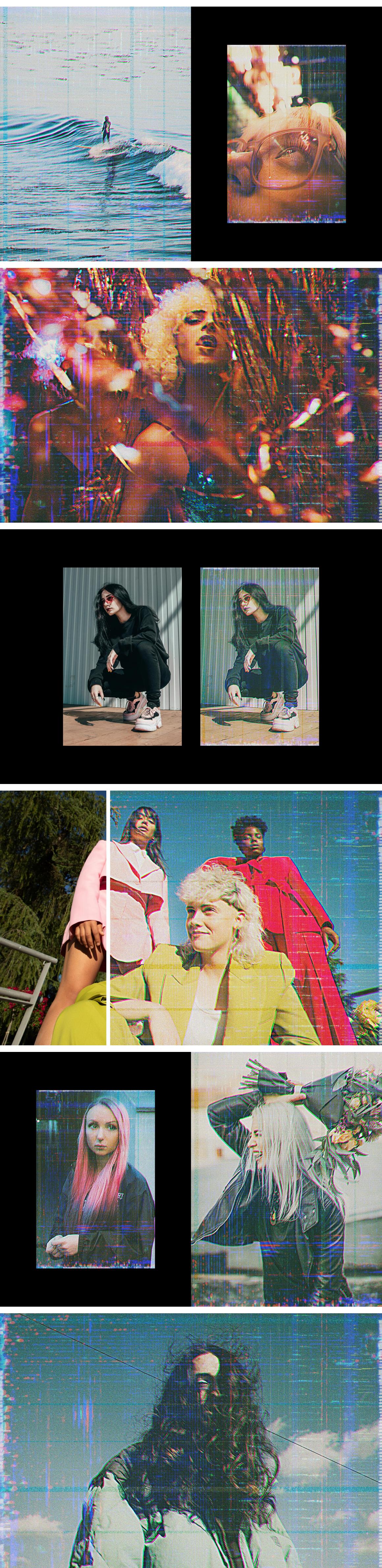 VHS Aesthetics Photo Template
