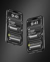 Two Iphones 17 Pro Mockup