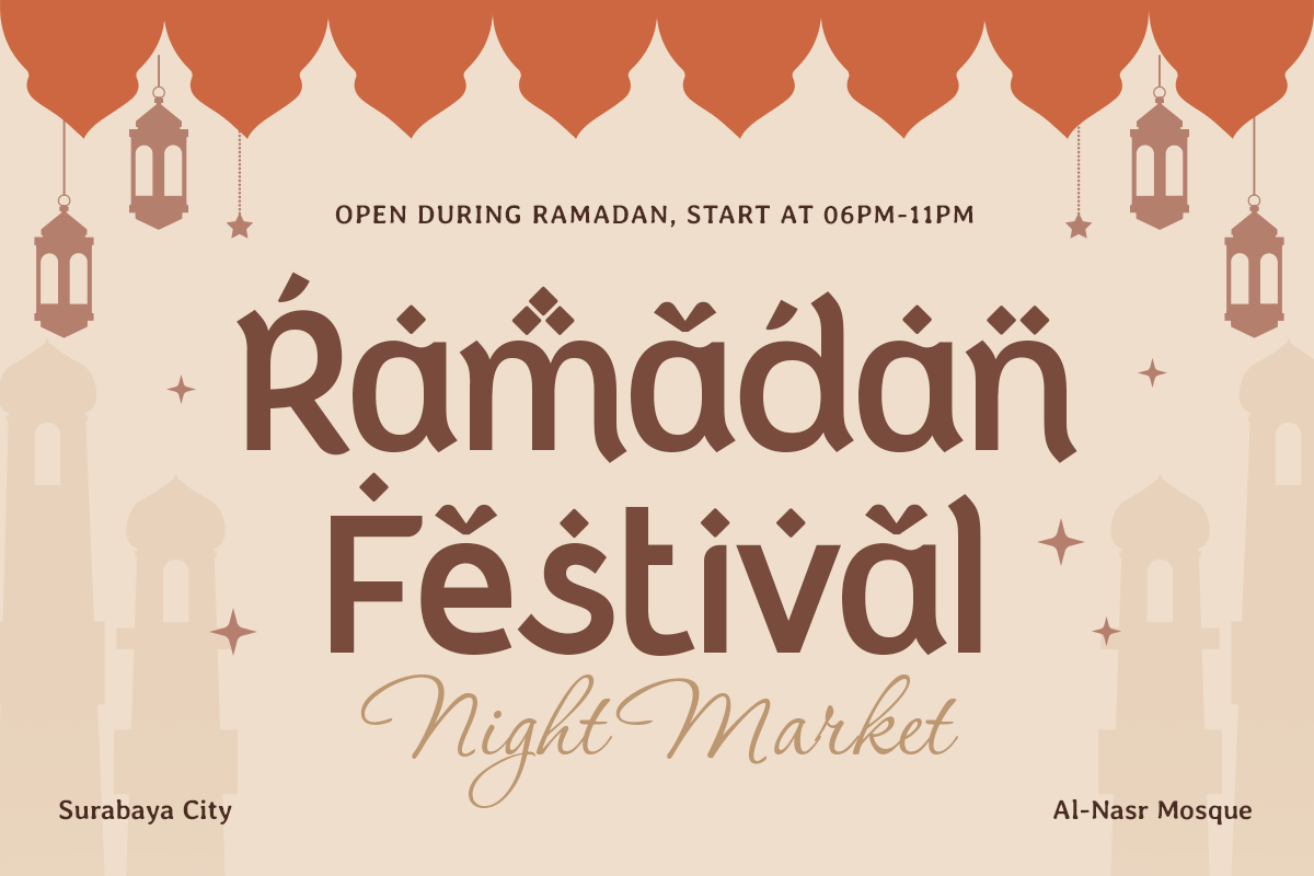 Amazing Arabic - Modern Arabic Font