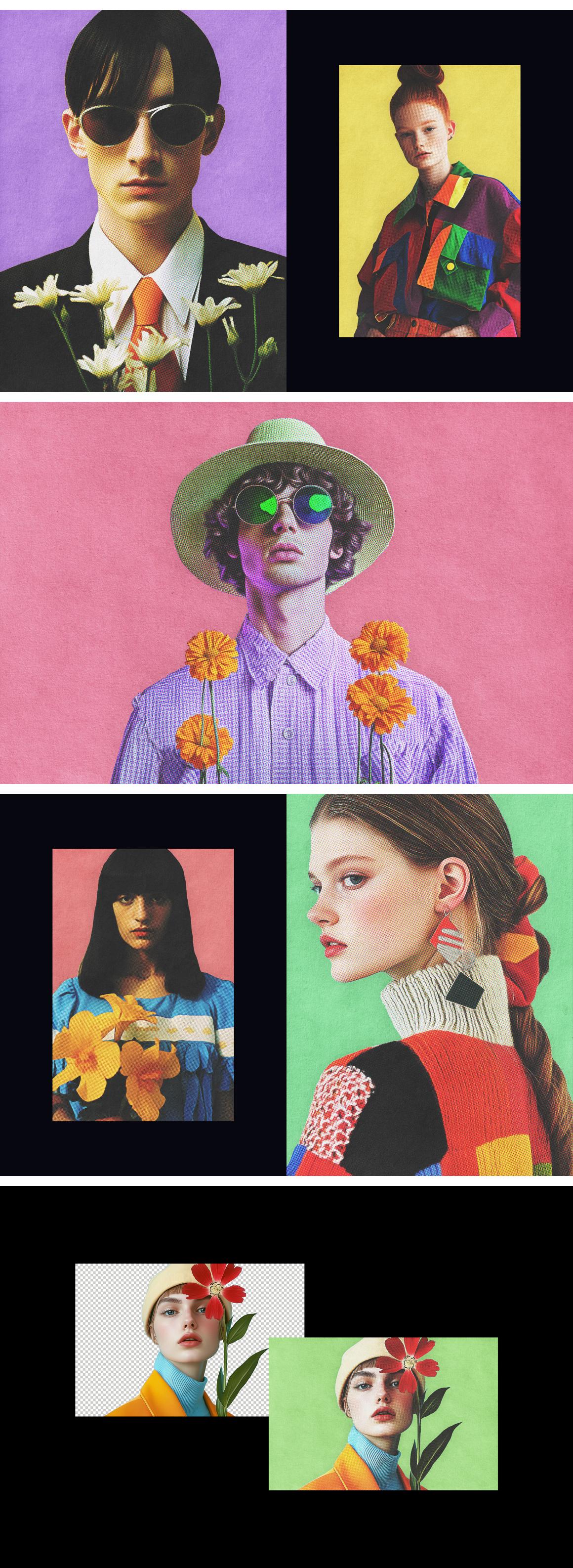 Pop-Art Halftone Effect