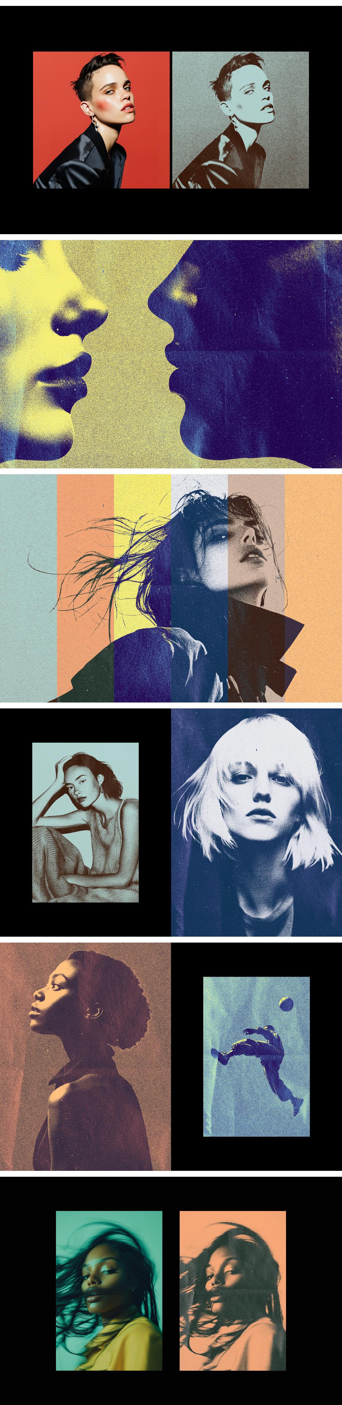 Vintage Risograph Effect