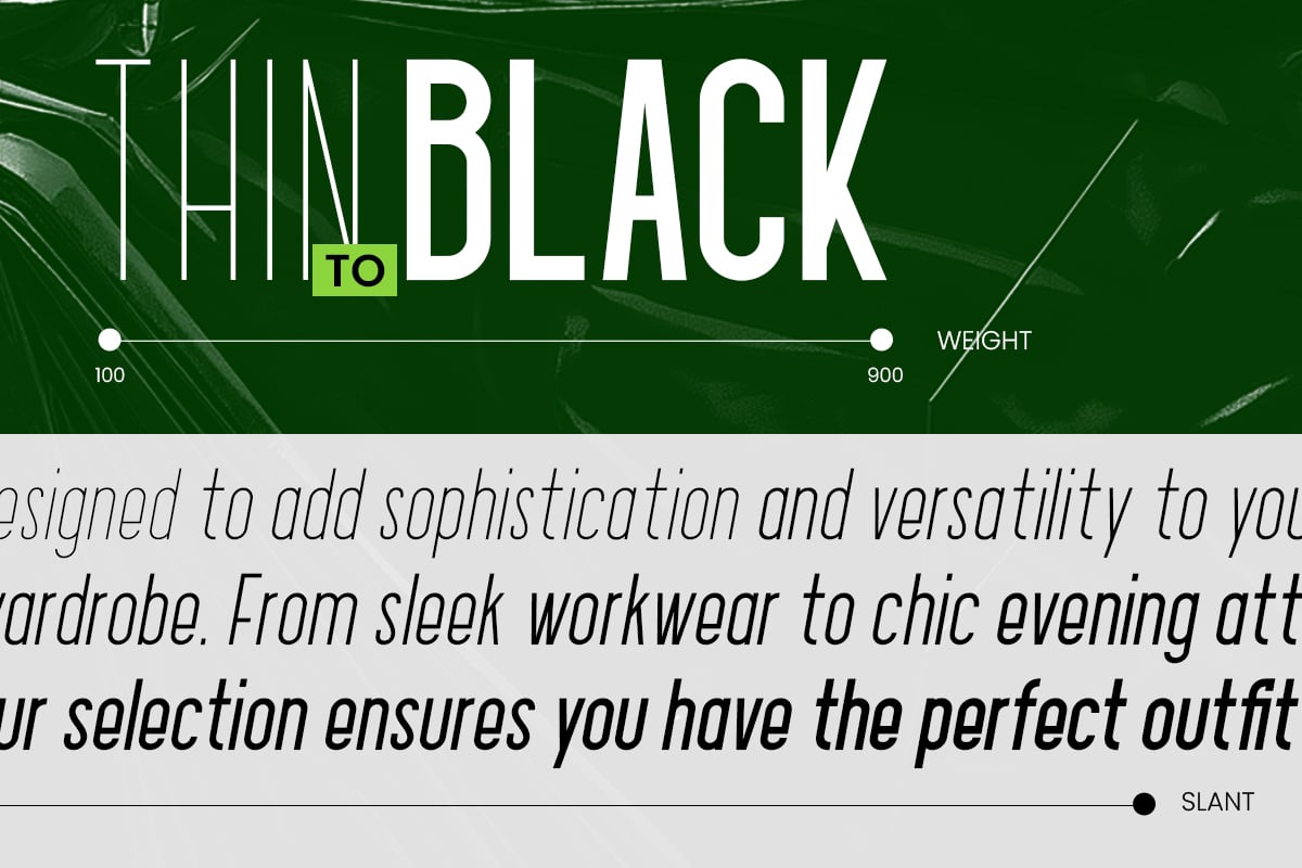 Mandey - Modern Condensed Family Font