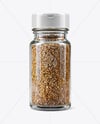 Spice Jar with Ground Pepper Mix Mockup