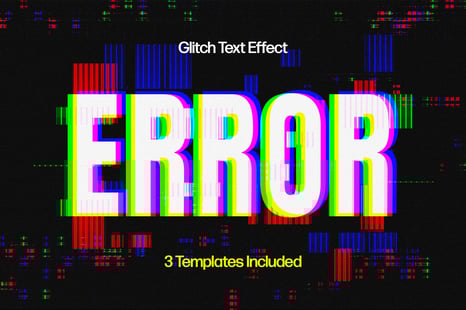 Glitch Text Effects - Creative Store