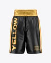 Boxing Shorts Mockup - Back View