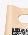 Textile Shopping Bag Mockup