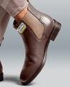Chelsea Boots on Woman's Legs with Leggins Mockup