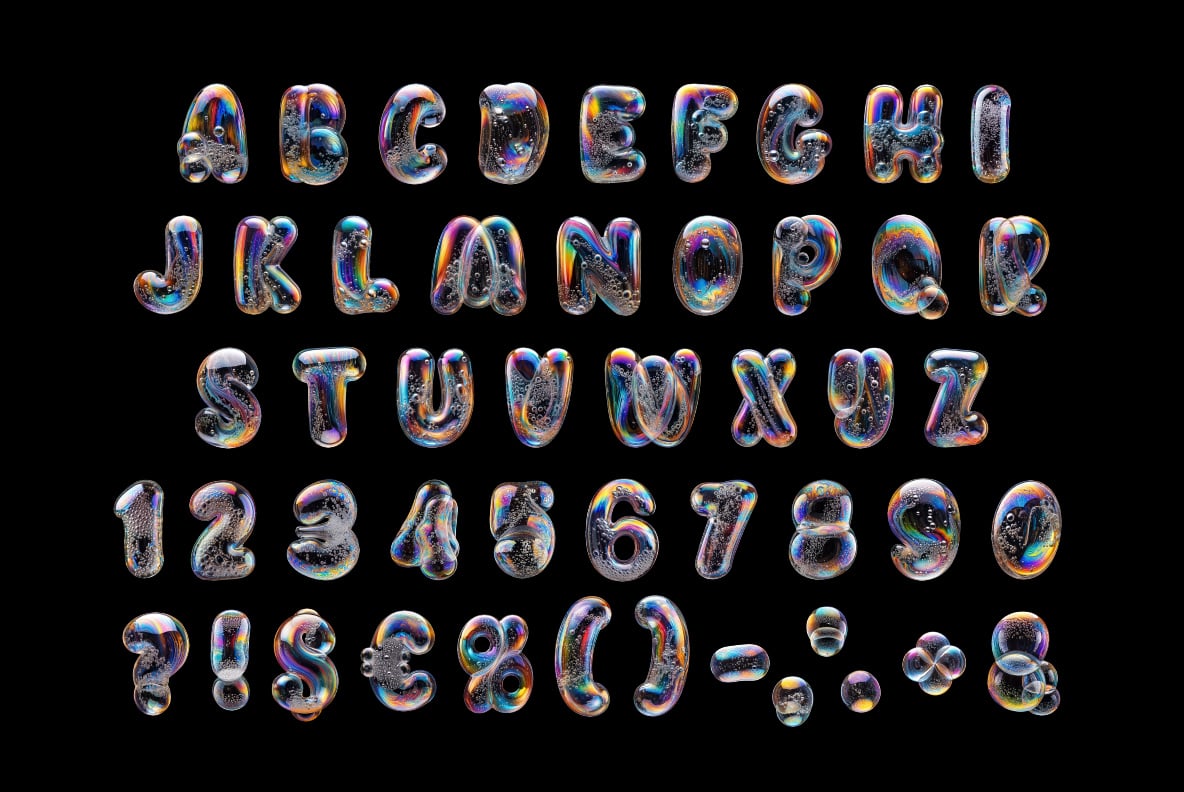 BubbleLuxe Font