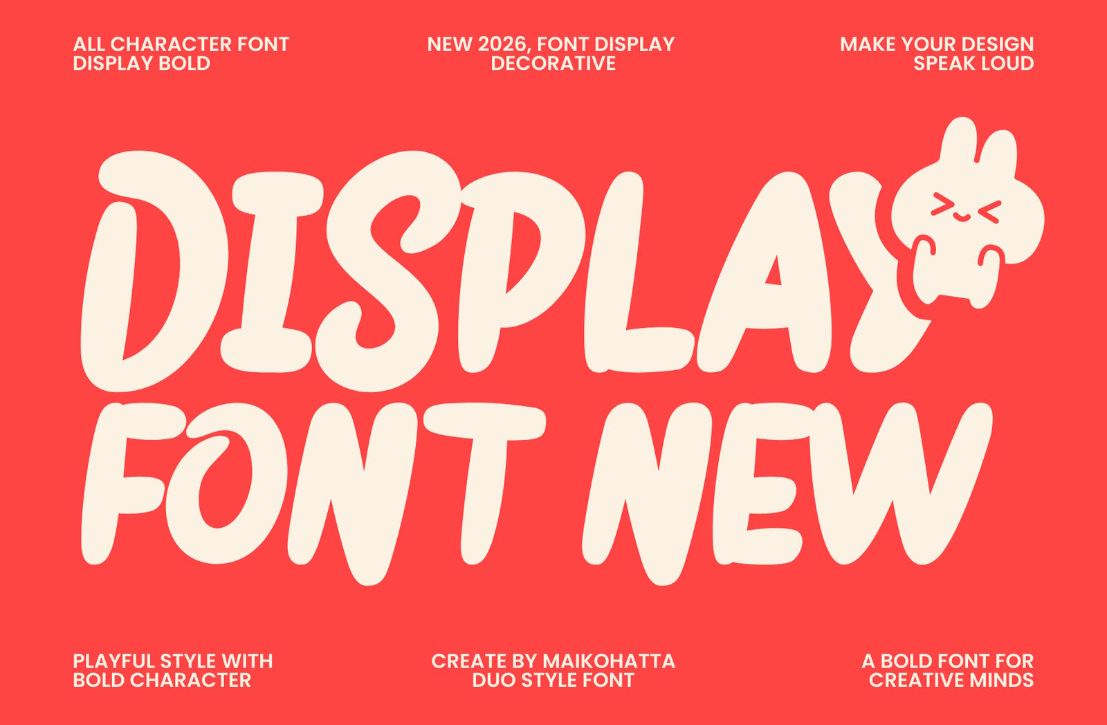Dispay Micko – Playful Bubble Display Font
