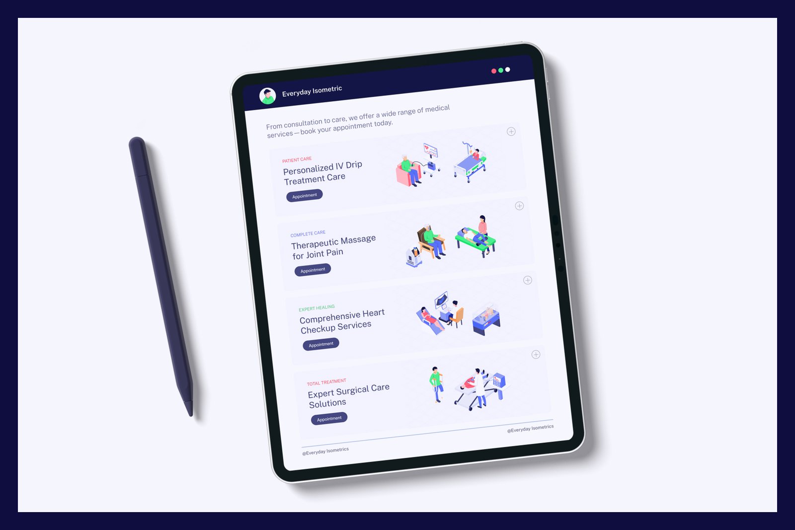 Everyday Isometric Icons Bundle