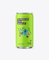 330ml Aluminium Can with Matte Finish Mockup