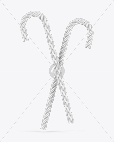 Two Candy Canes Mockup