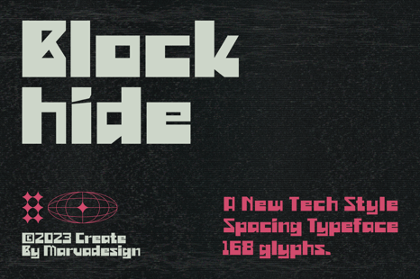 Blockhide Font - Fonts