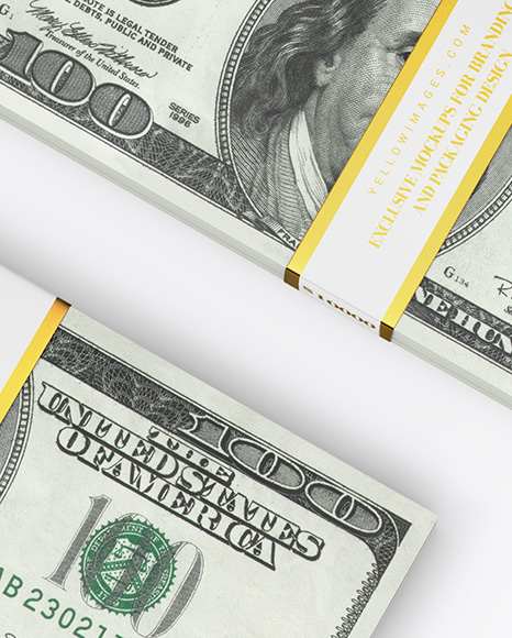 Two Money Stacks Mockup