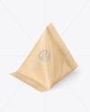 Kraft Triangular Package Mockup