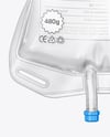 Clear Plastic Infusion Bag Mockup
