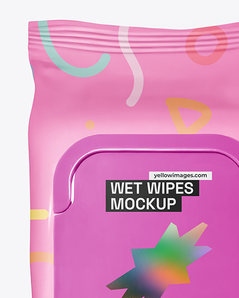 Wet Wipes Pack Mockup