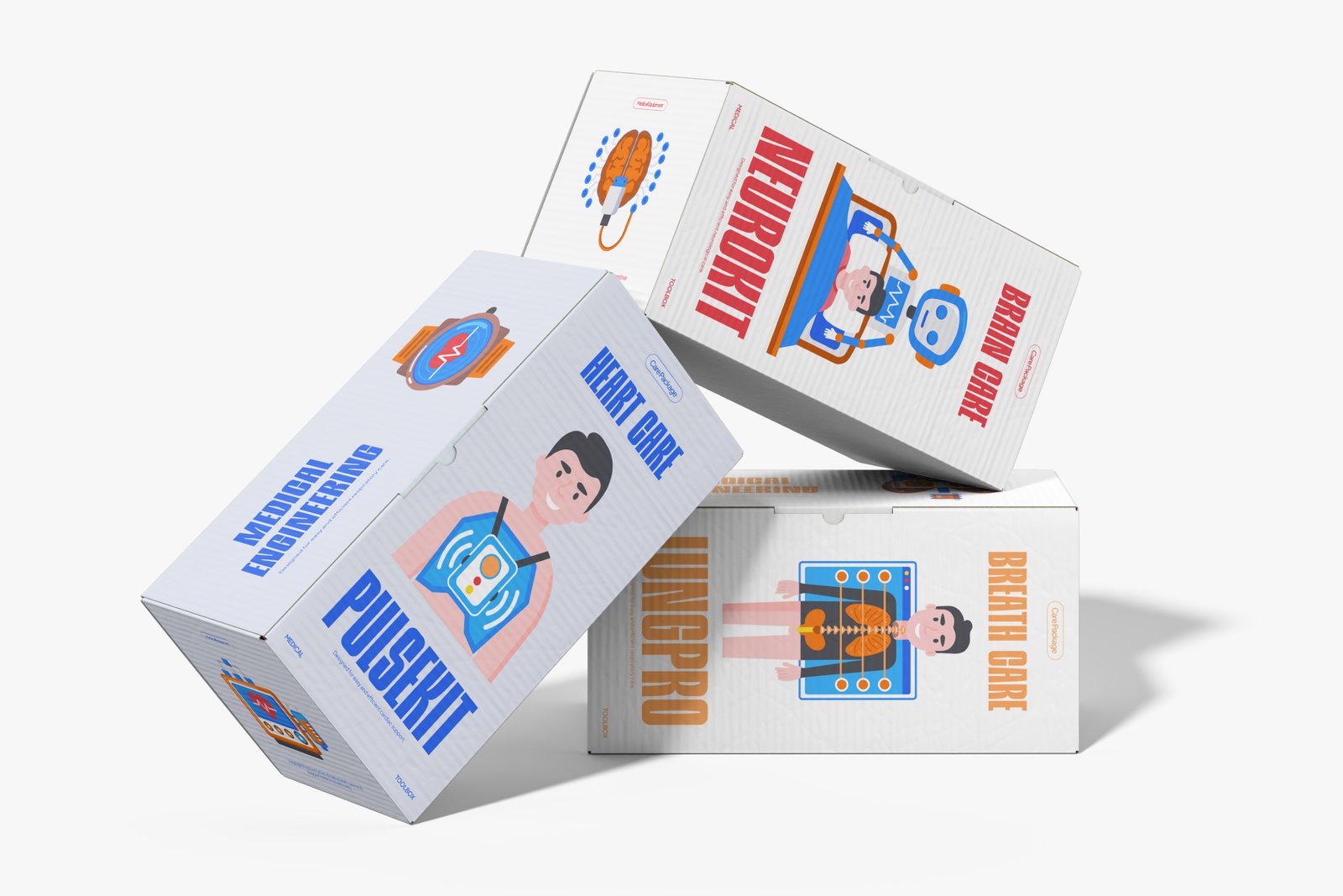 Medical Engineering Icon Set