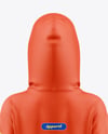Women Cotton Hoodie Dress Mockup - Back View
