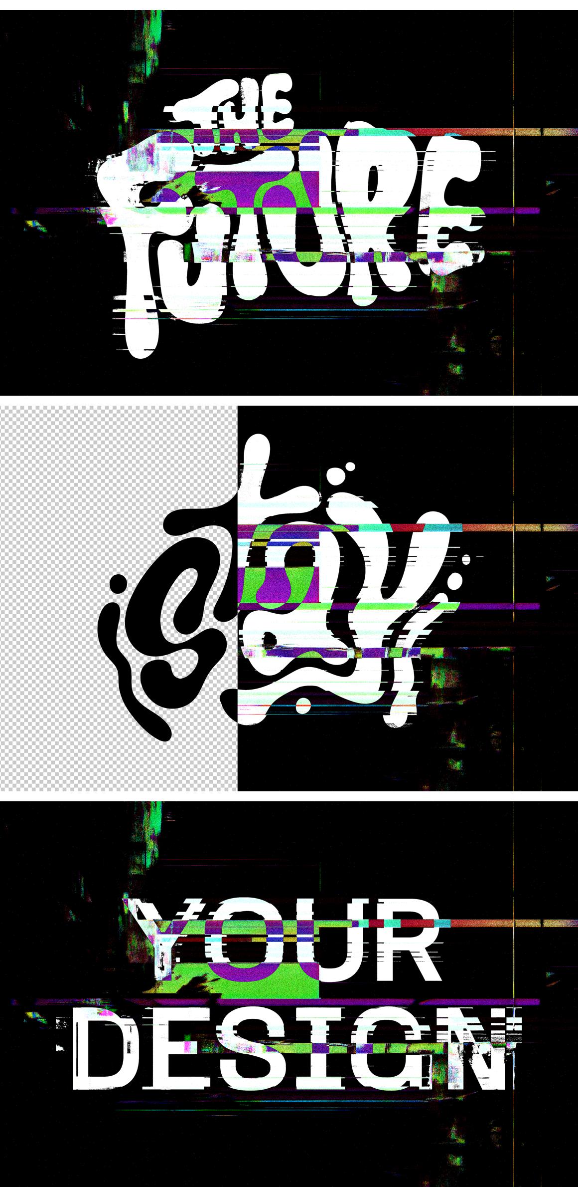 Glitch Text &amp; Logo Effect