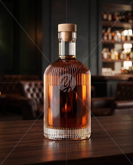 Whiskey Bottle Mockup