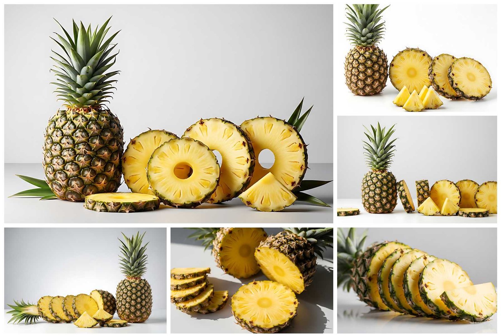 105 Pineapple Slice Stock Photos – Fresh Tropical Fruit Photography