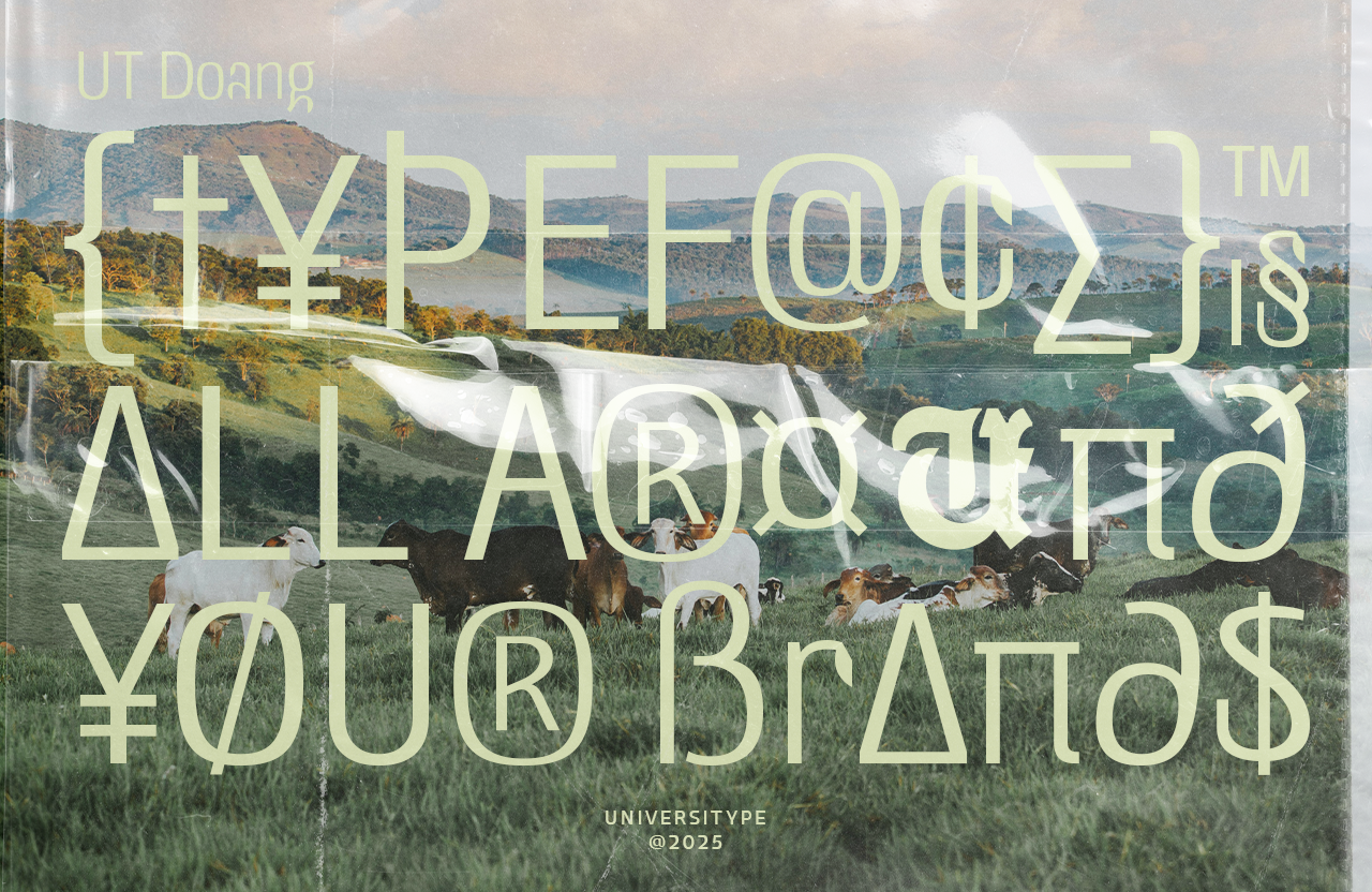 UT Doangs - An Ornament Display Font