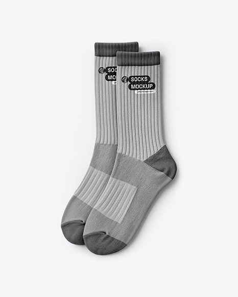 Pair of Socks Mockup