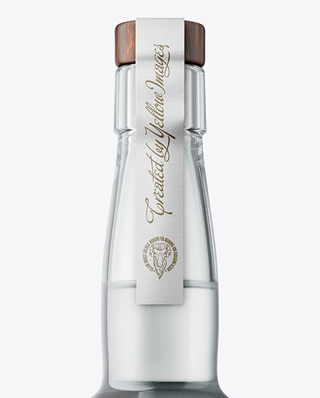 Tall Dry Gin Bottle Mockup