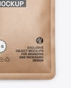 Kraft Sachet Mockup