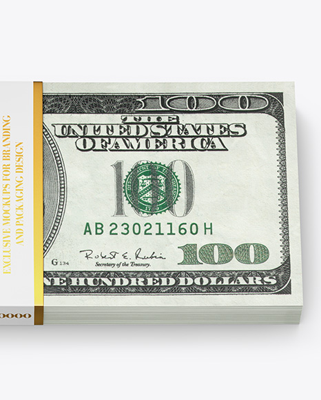 Money Stack Mockup