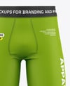 3/4 Men's Leggings Mockup